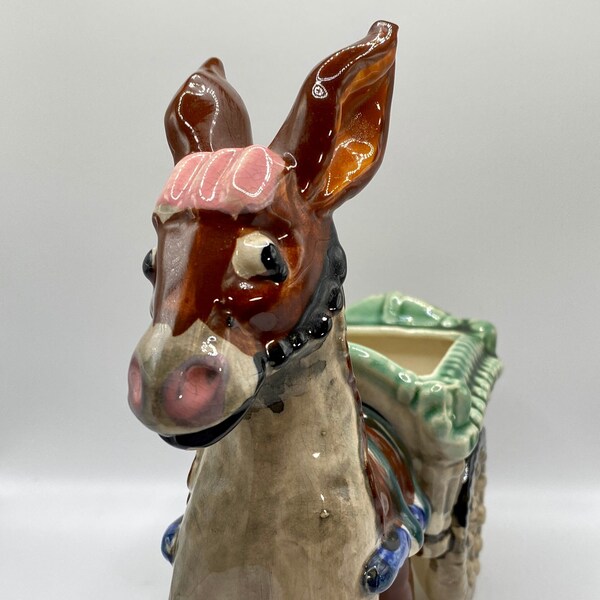 Vintage Donkey Planter - Made in Japan