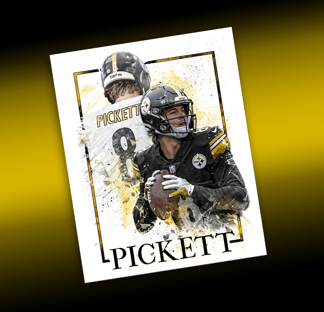 Kenny Pickett 16x20 Poster Pittsburgh Steelers NFL Mancave Etsy