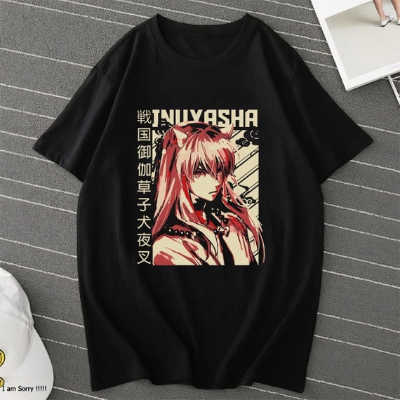 Best Anime Gift Cool Anime Tee Inuyasha Shirt Sesshomaru Shirt Inuyasha Anime Merch Inuyasha and Sesshomaru Unisex Anime T-Shirt
