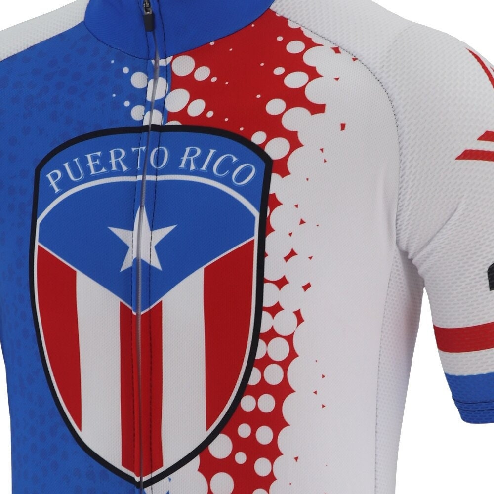 PUERTO RICO FLAG Countries Flag Cycling BIKE Jersey Shirt Tricot Maillot 