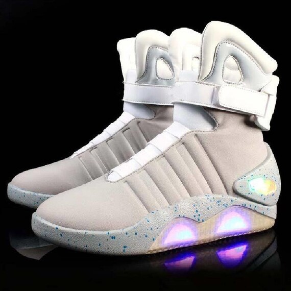 Regreso al futuro Light Up Sneakers Zapatillas LED USB Recarga | Etsy México