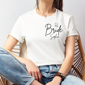 JGA Bride Shirt, Personalized, Bride, Team Bride, Bride Crew, Team Bride, Bachelorette Party, T-Shirt, Bride to be, Bridal Gift