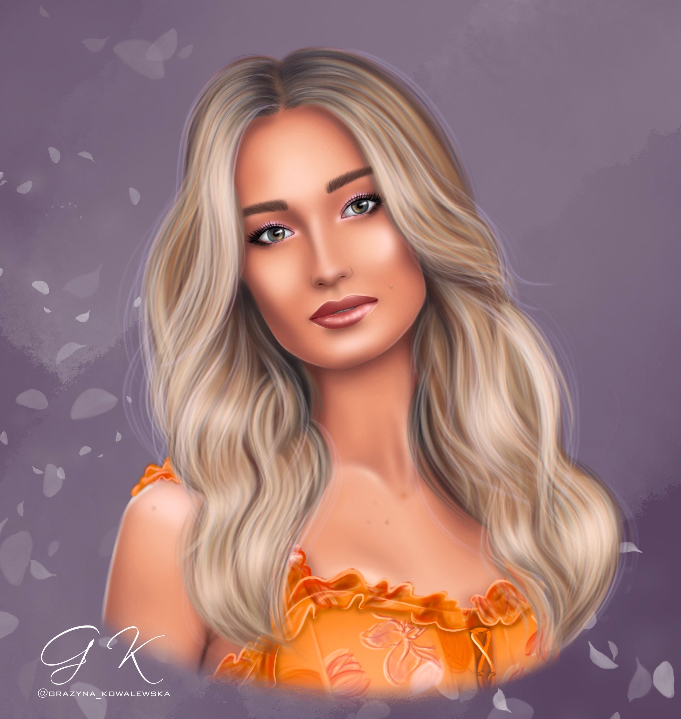 Custom Portrait /Portrait/ Custom portrait from photo/Digital Etsy