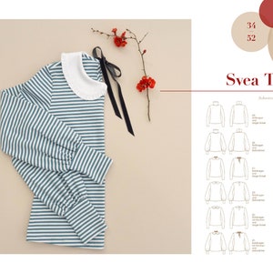 Svea Top 34 - 52 sewing pattern and instructions
