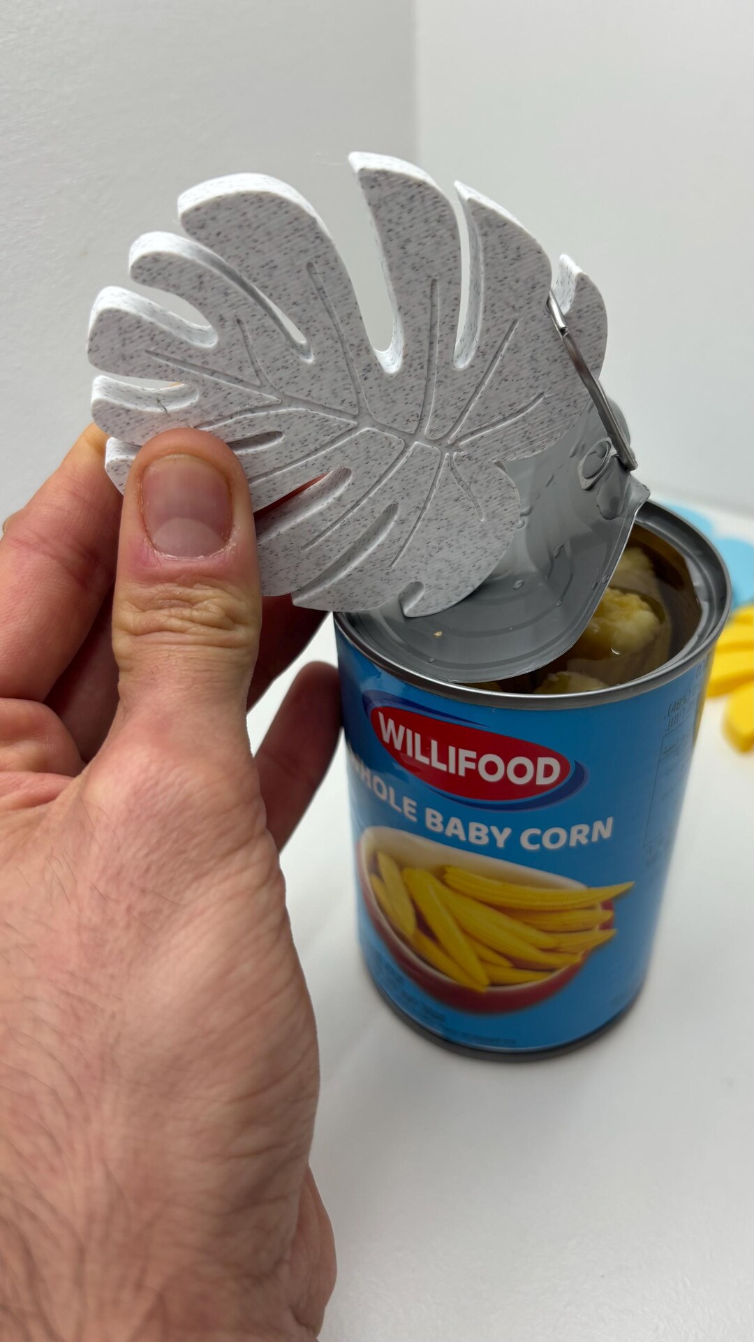 3D Printed Monstera Leaf Can Opener – Coaster, Keychain, Ergonomic Tab ...