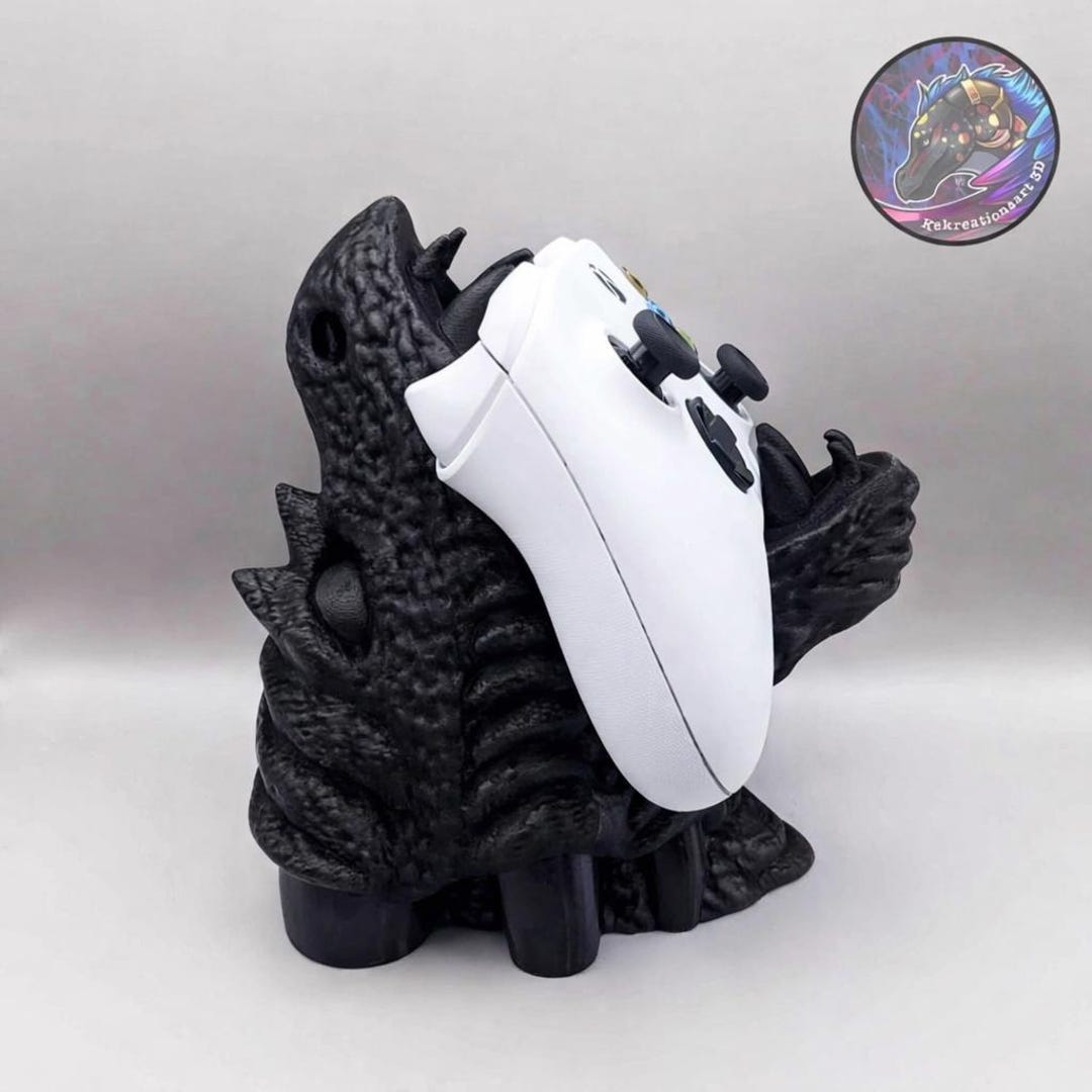 3D Printed Dragon Controller Holder: Gaming Desk Organizer - Etsy UK