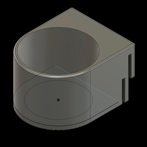 Uchwyt na kubek Stanleya do składanego wózka olimpijskiego - organizer narzędzi drukowany w technologii 3D, trwały uchwyt, akcesorium warsztatowe, konstrukcja oszczędzająca miejsce, niestandardowy wózek