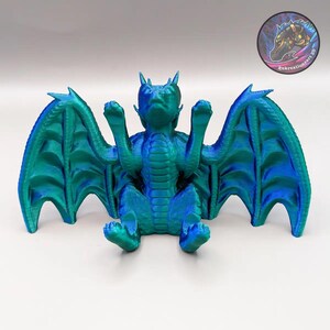 Drachen Kartenhalter und Telefonhalter - Fantasy Schreibtischzubehör, einzigartiges Drachen Bürodekor, Mehrzweckhalter, Geschenk für Drachenliebhaber