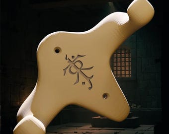 Soporte de pared para espadas de fantasía / Decoración medieval para juegos de rol