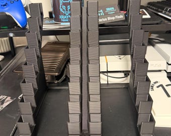 3D Gedrucktes NES Magazin Regal: Retro Spiele Aufbewahrung