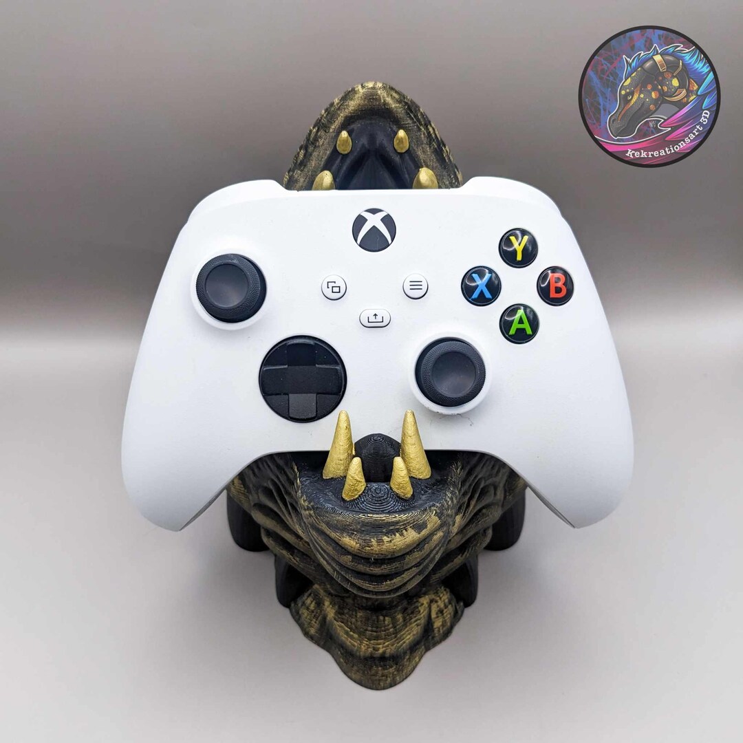 Dragon Controller Holder Stand Gaming Accessory, Mythical Decor, 3D ...