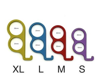 Minimalist 6Fingered Phone Grip: Secure One-Handed Hold - Four Sizes