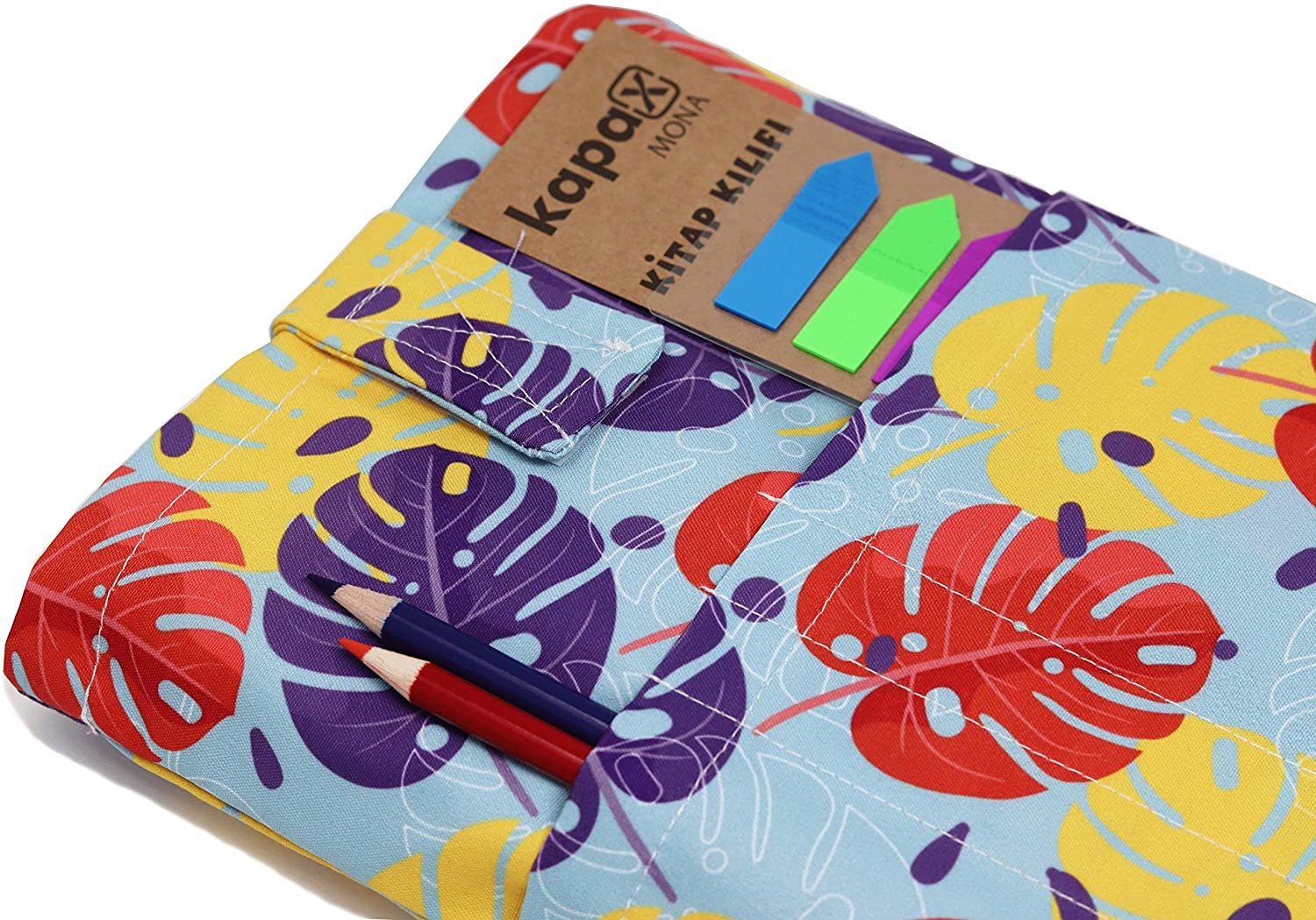Book Sleeve Cover Von Kapax Mona – Waschbar, Gepolstert, Mit Kaktus-Design, Für Taschenbücher & Tablets