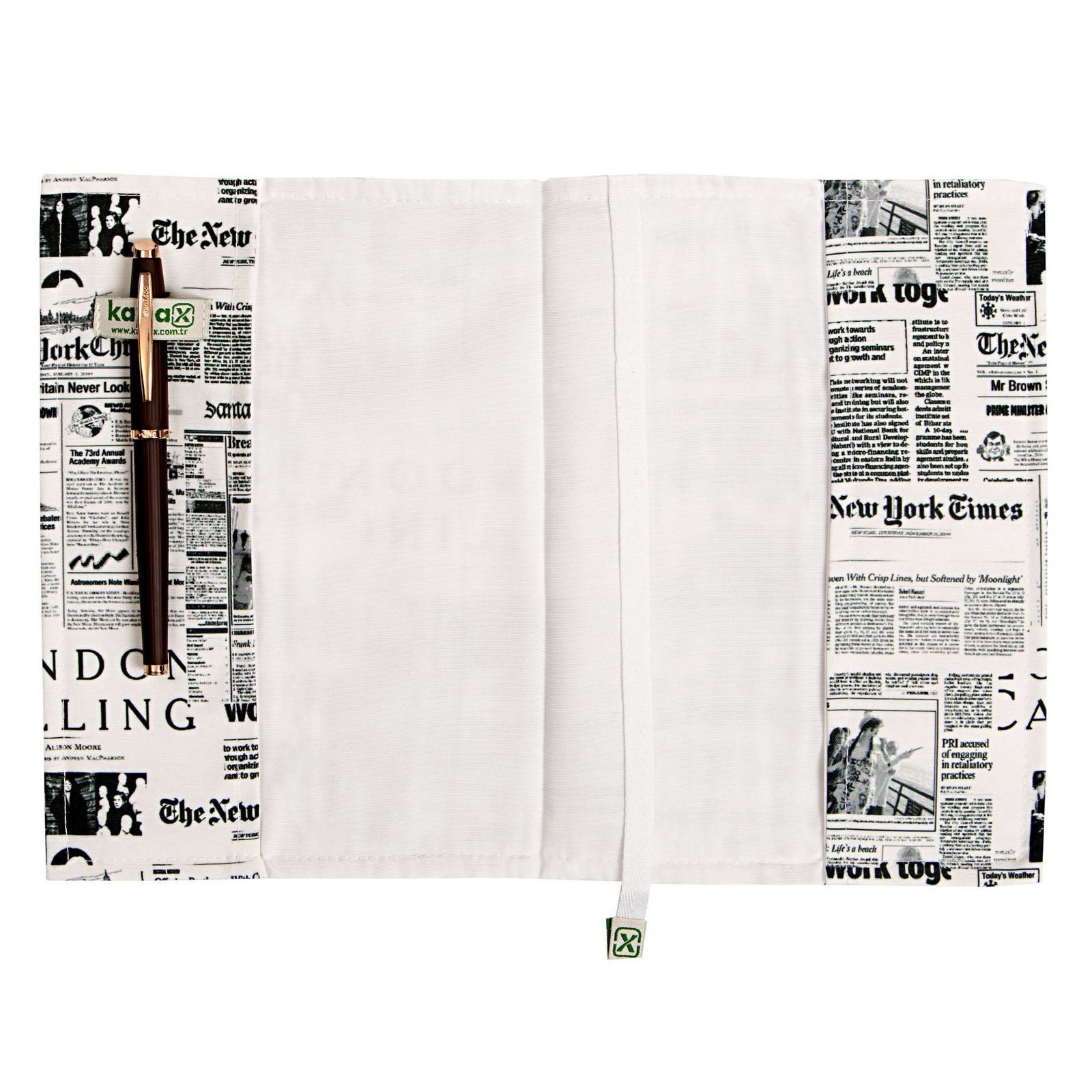 KAPAX Book Sleeve – Waschbare Buchhülle, Gepolstert, Mit Klett, Für Taschenbücher & Tablets