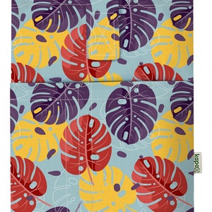 Kapax MONA | Book Sleeve Cover | Hard Books Cover for Paperback | Washable Fabric | Book Protector Padded Tablet  Cover for Adult(TROPICAL)