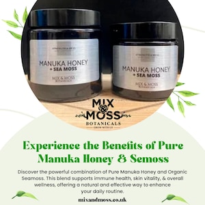 Pure Manuka Honey + Organic Seamoss