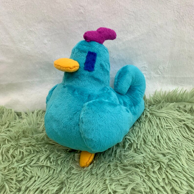 stardew blue chicken plush