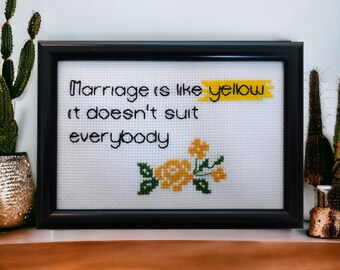 Pieza de bordado / Celebración del divorcio