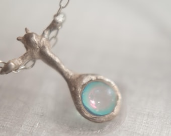 Handmade Silver Sea Angel Pendant Magnifier