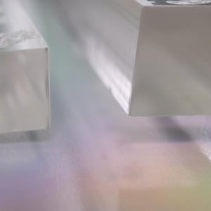 Prism ruler, epoxy, pmma, transparent, translucent, light scultptures, şeffaf semiconductors
