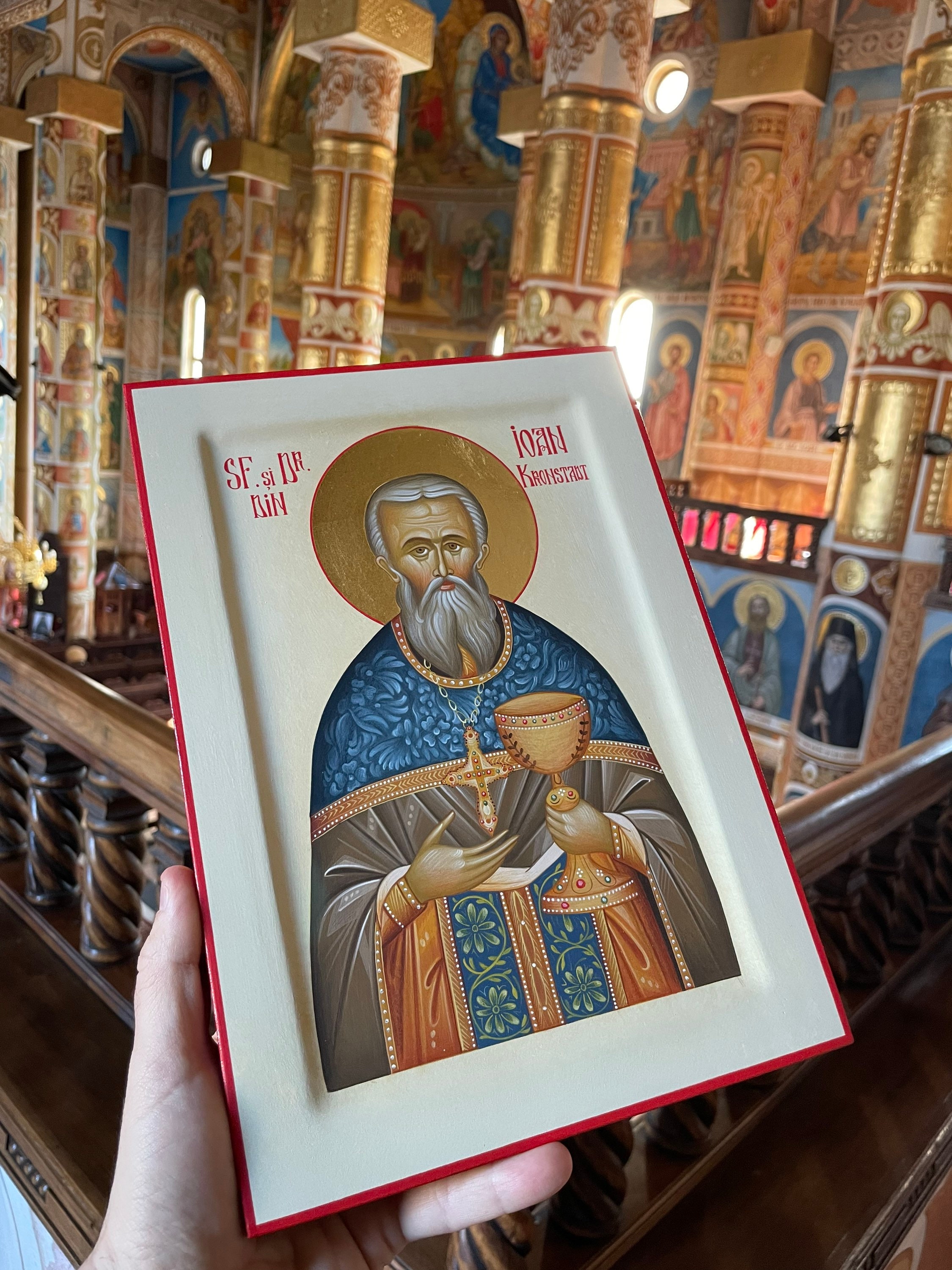 Handpainted Icon of Saint John of Kronstadt - Etsy