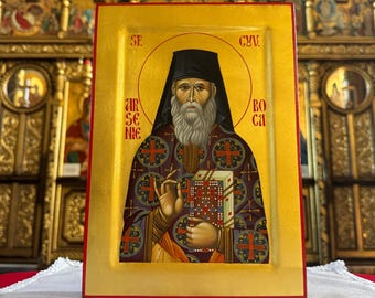 Sant'Arsenia Boca di Prislop Icona dipinta a mano