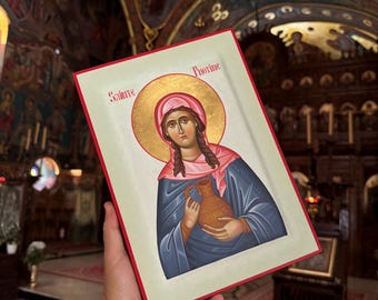 Icona di Santa Fotina – Iconografia cristiana artigianale