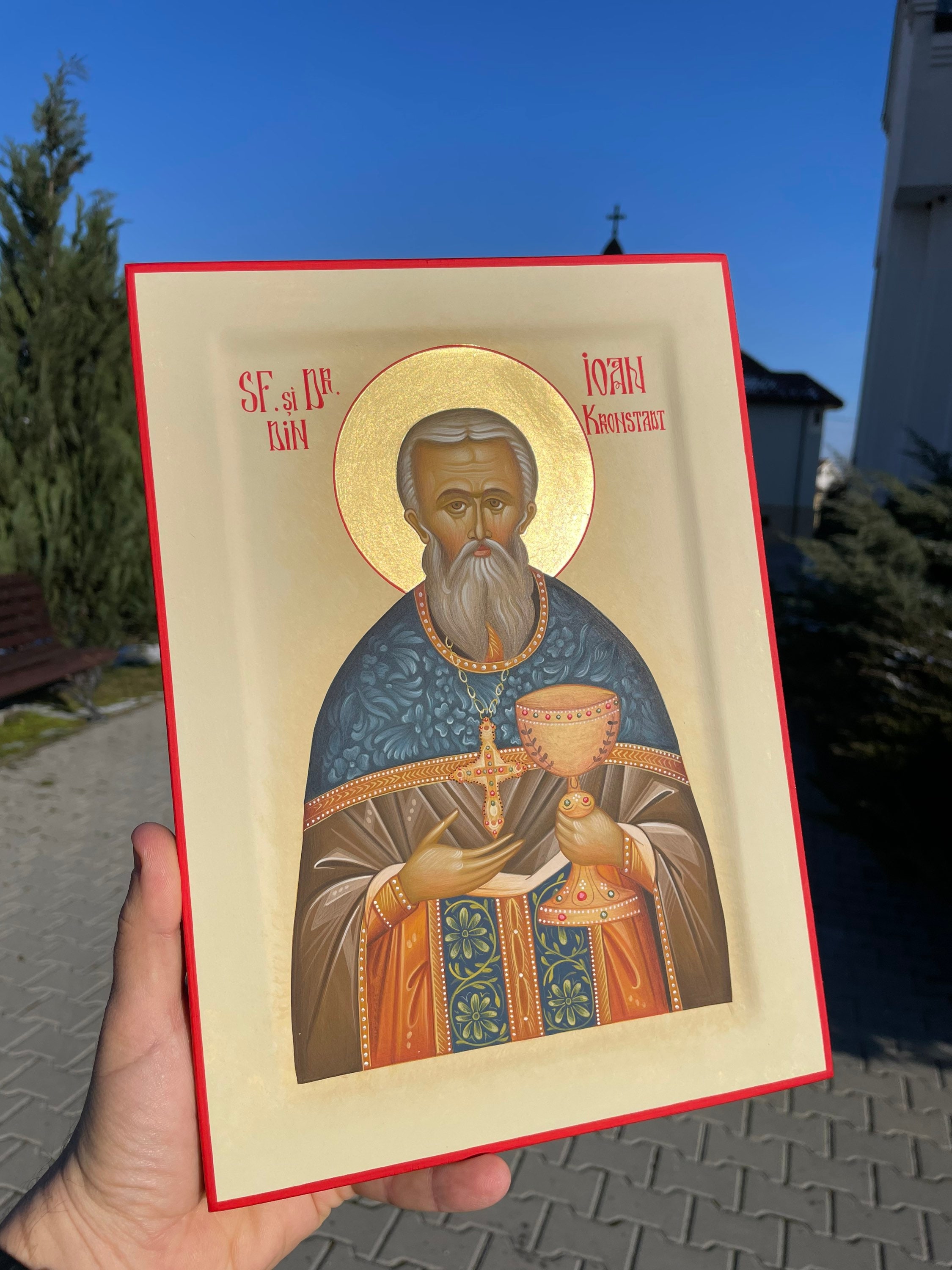 Handpainted Icon of Saint John of Kronstadt - Etsy