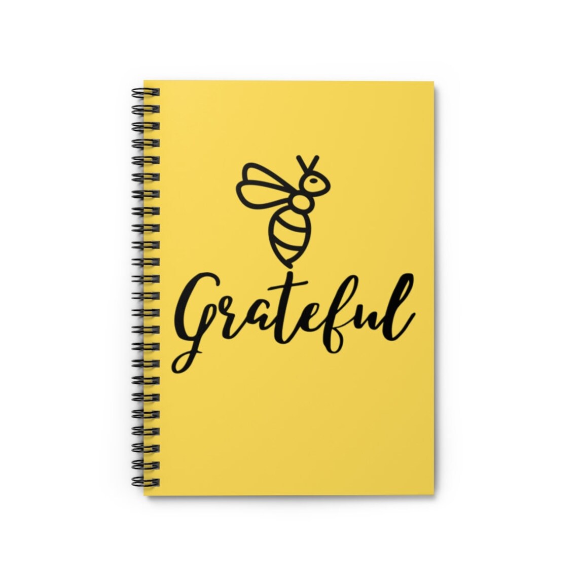 Be Grateful Yellow Spiral Gratitude | Etsy
