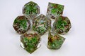 Lucky Clover Liquid Core Dice Set For Role Playing Games DND Dice Set Resin Dice DND Gift D6 D20 product logo