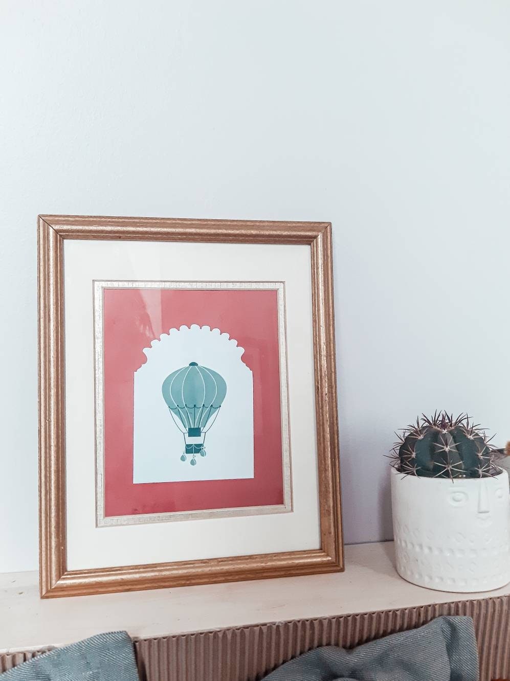 Tableau Cadre Doré Élégant avec Double Passe Partout , Olympe