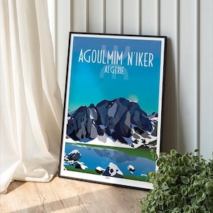 Cartel de Argelia // Agoulmim N&#39;Ikker // Decoración del hogar