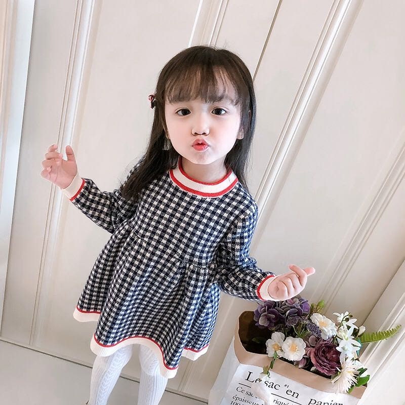 Baby Girls Knit Sweater Dress Toddler Girls Knit Fall Dress | Etsy