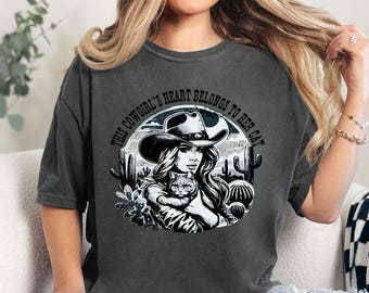 Comfort Colors Vintage Cat Shirt Funny Cat Lover Tee Meowdy Kitten Shirts Gift for Cat Owner Cool Graphic Tee 90s Country Funny Cowboy Shirt