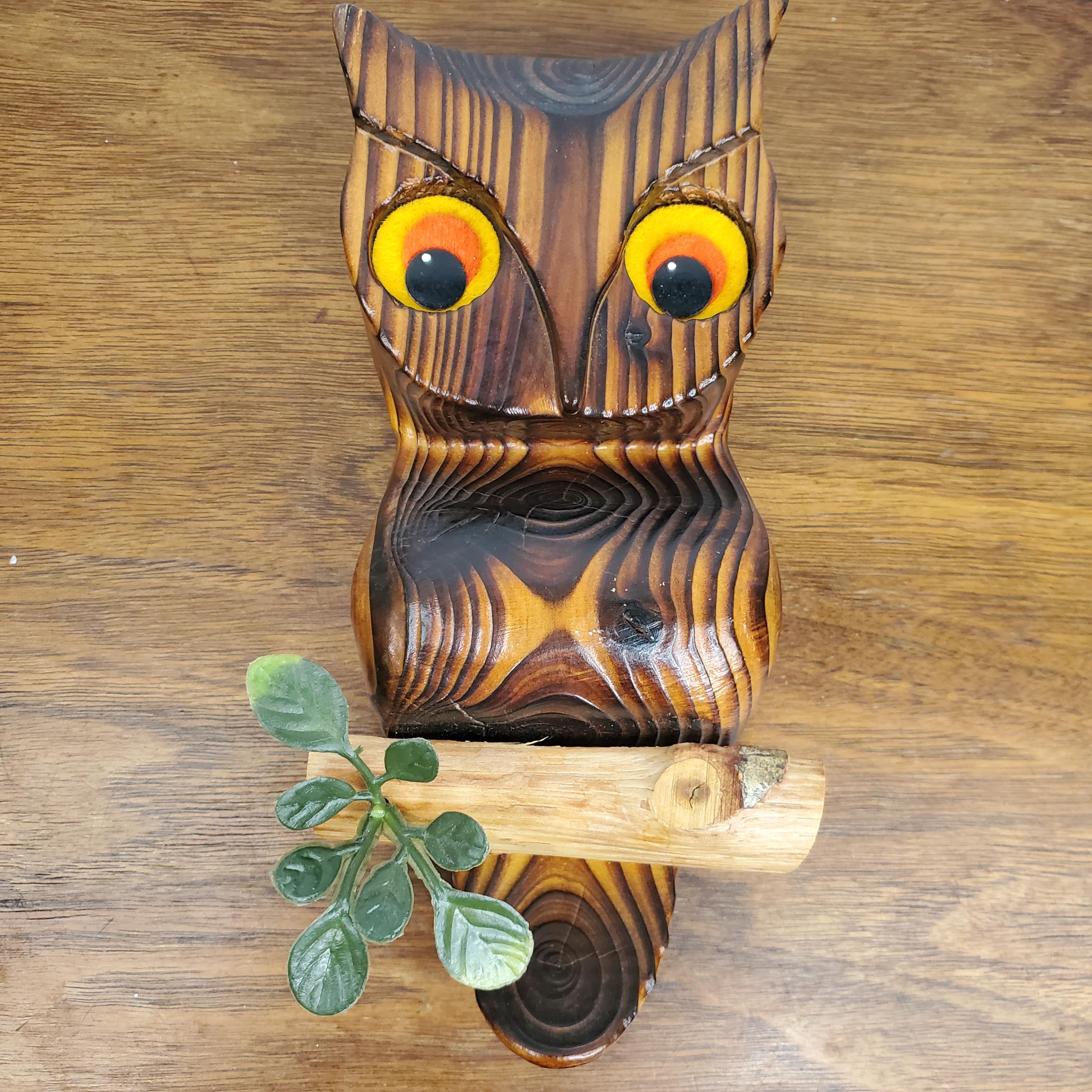 70s ヴィンテージ　彫刻　カナダ　木彫り　ハンドクラフト　インテリア　骨董 70s hand carving - Etsy 日本