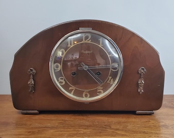 VTG Blackforest Clock Co. Canada Kaminuhr Vintage Holzuhr Holz Wanduhr Holz Holz Uhr Rustikal Rustikal!