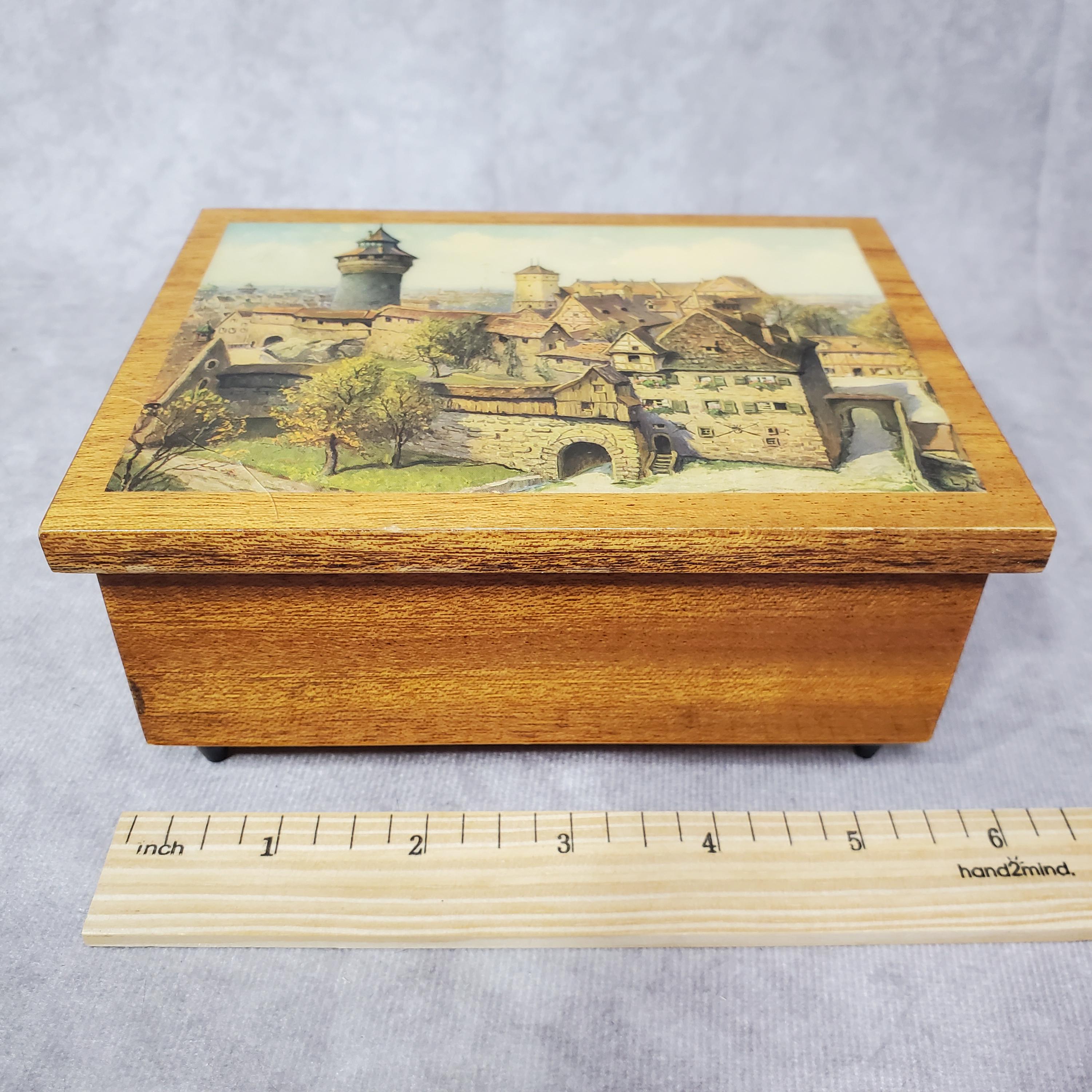 Vintage Swiss Music Box Plays “du Du Liegst Mir Im Herzen
