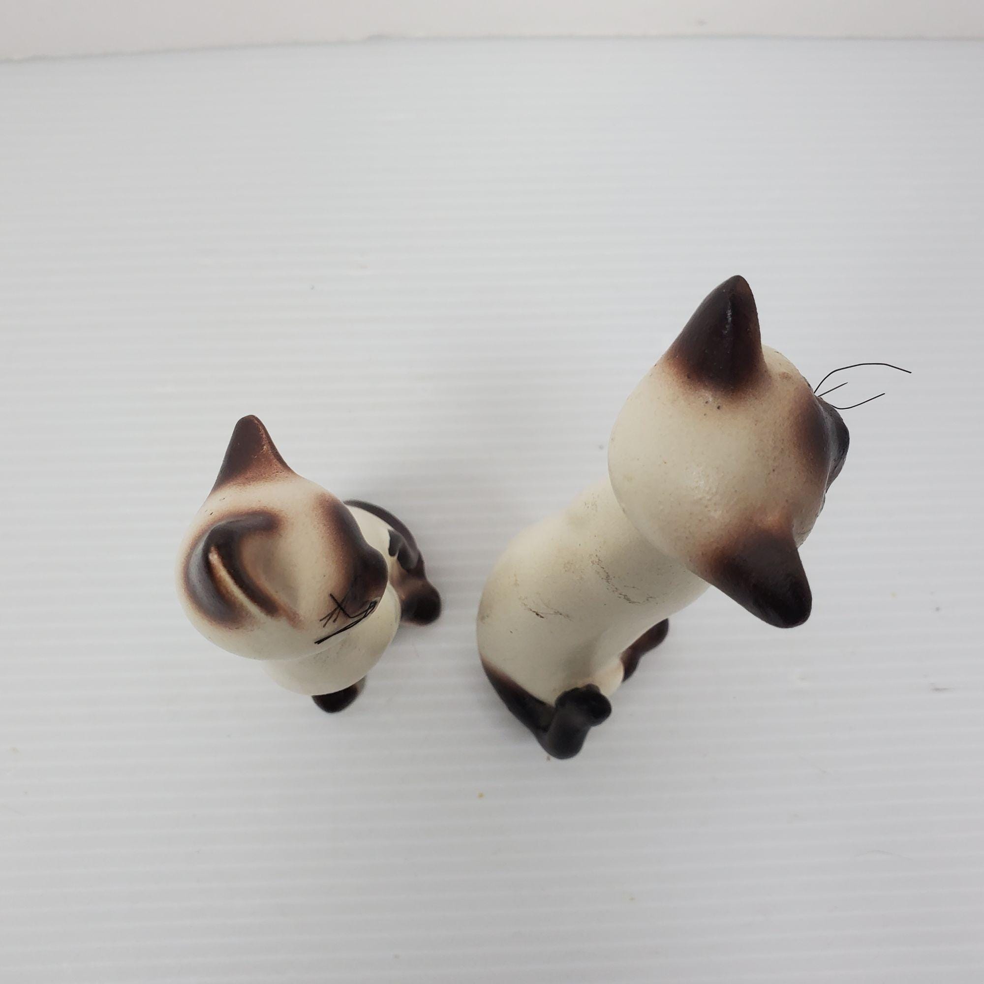 Vintage 1950s Siamese Cat Figurines 6
