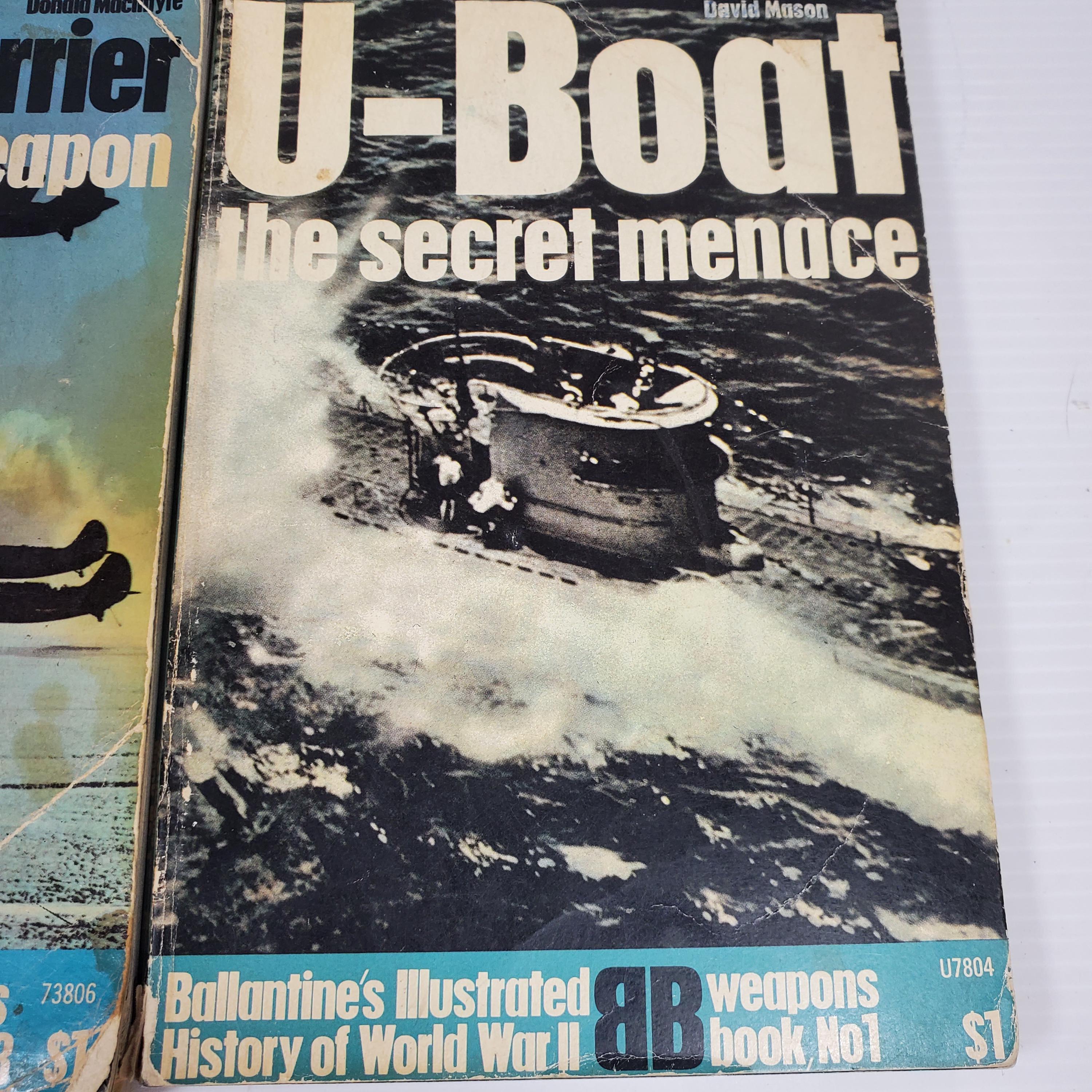 Vintage Ballantine WWII Weapons Book Set of 12 | 1960s Illustrated