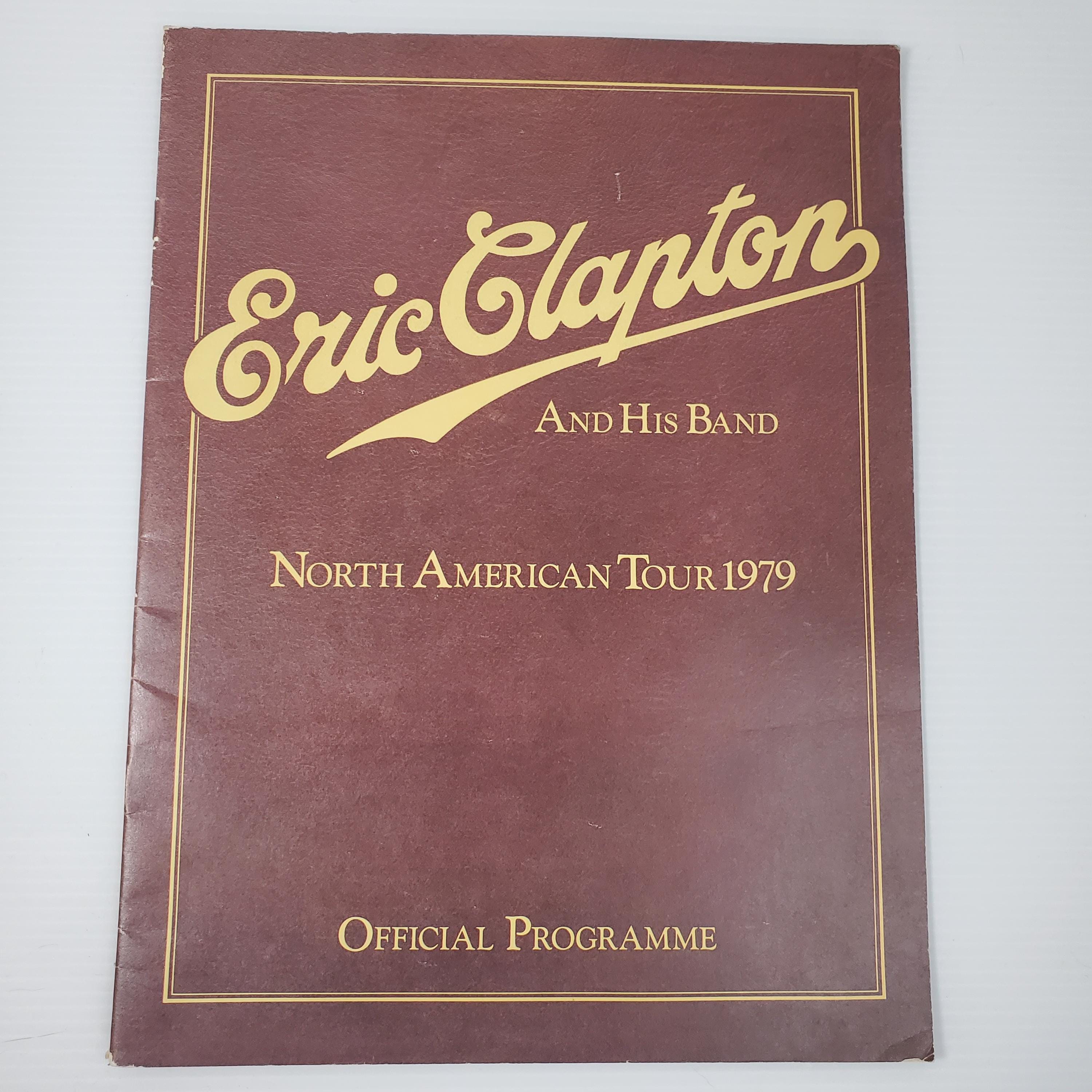 VTG Eric Clapton 1979 Tour Program W/ Muddy Waters | Official