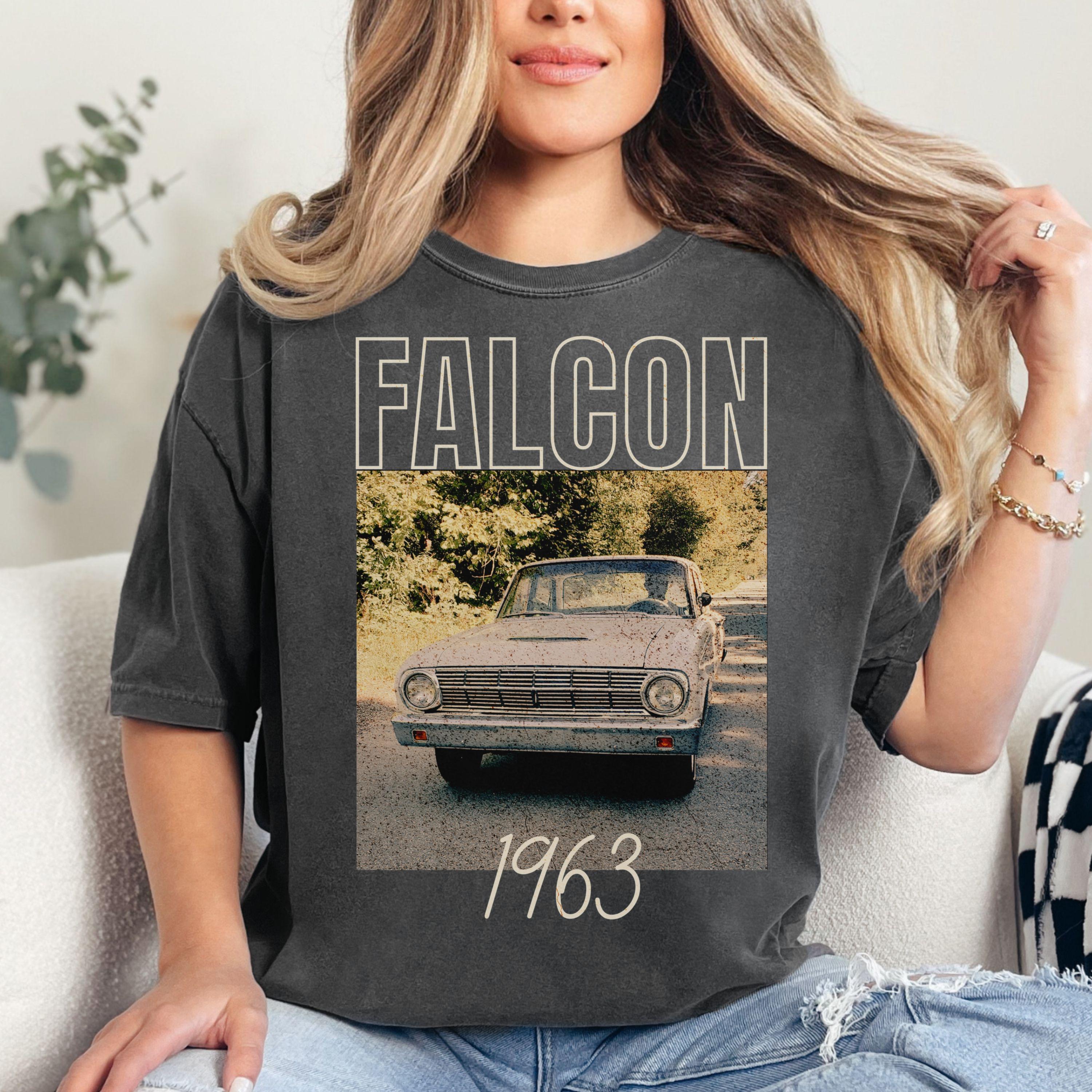 1963 Ford Falcon Retro Graphic Tee Classic Car Shirt Customizable