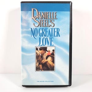 Danielle Steel&#39;s No Greater Love VHS 1997 Titanic Love Story Movie Columbia House Vintage Tape Kelly Rutherford Romantic Drama