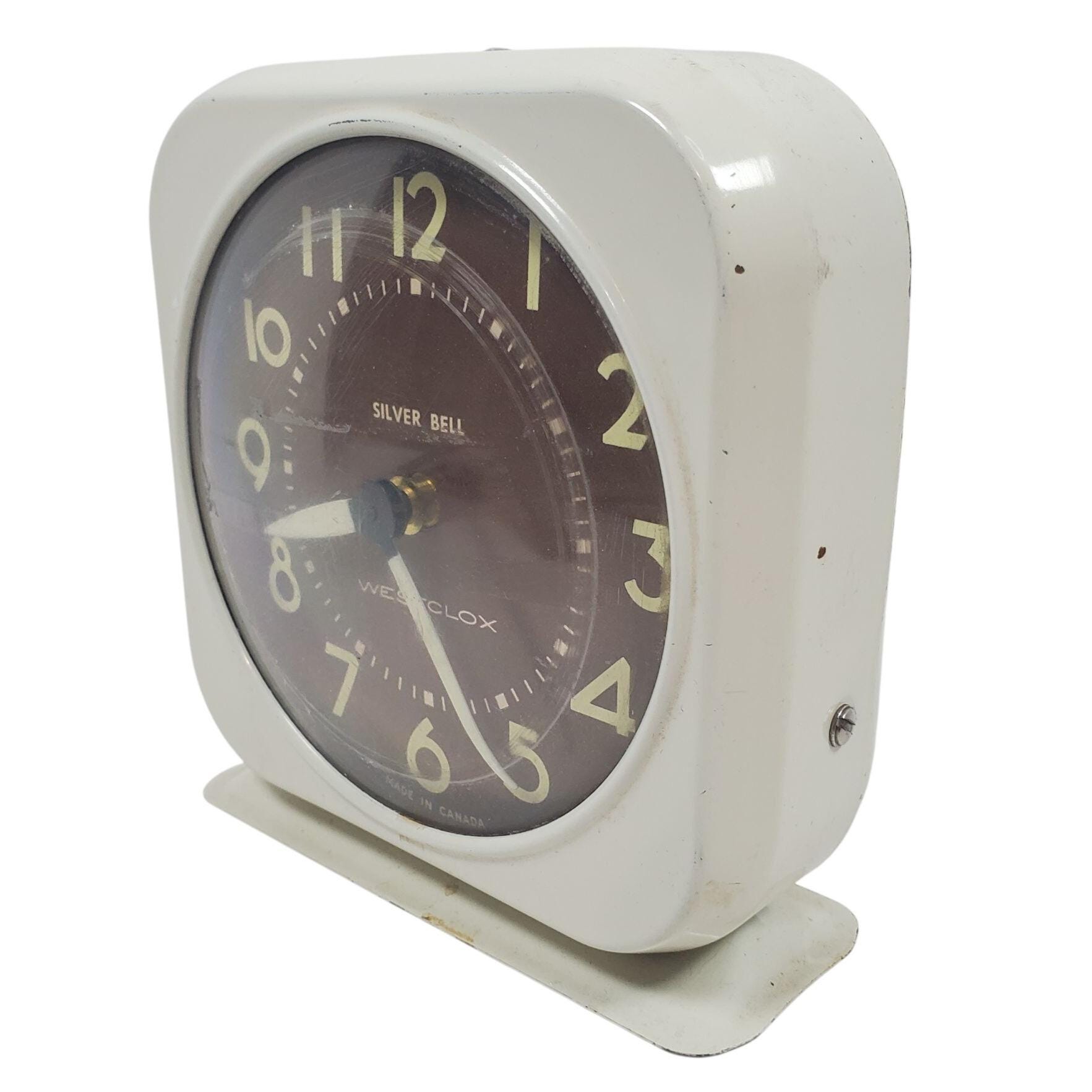 LANCEL PARIS 8 JOURS PENDULE RÉVEIL 1960 Mouvement à remontage manuel