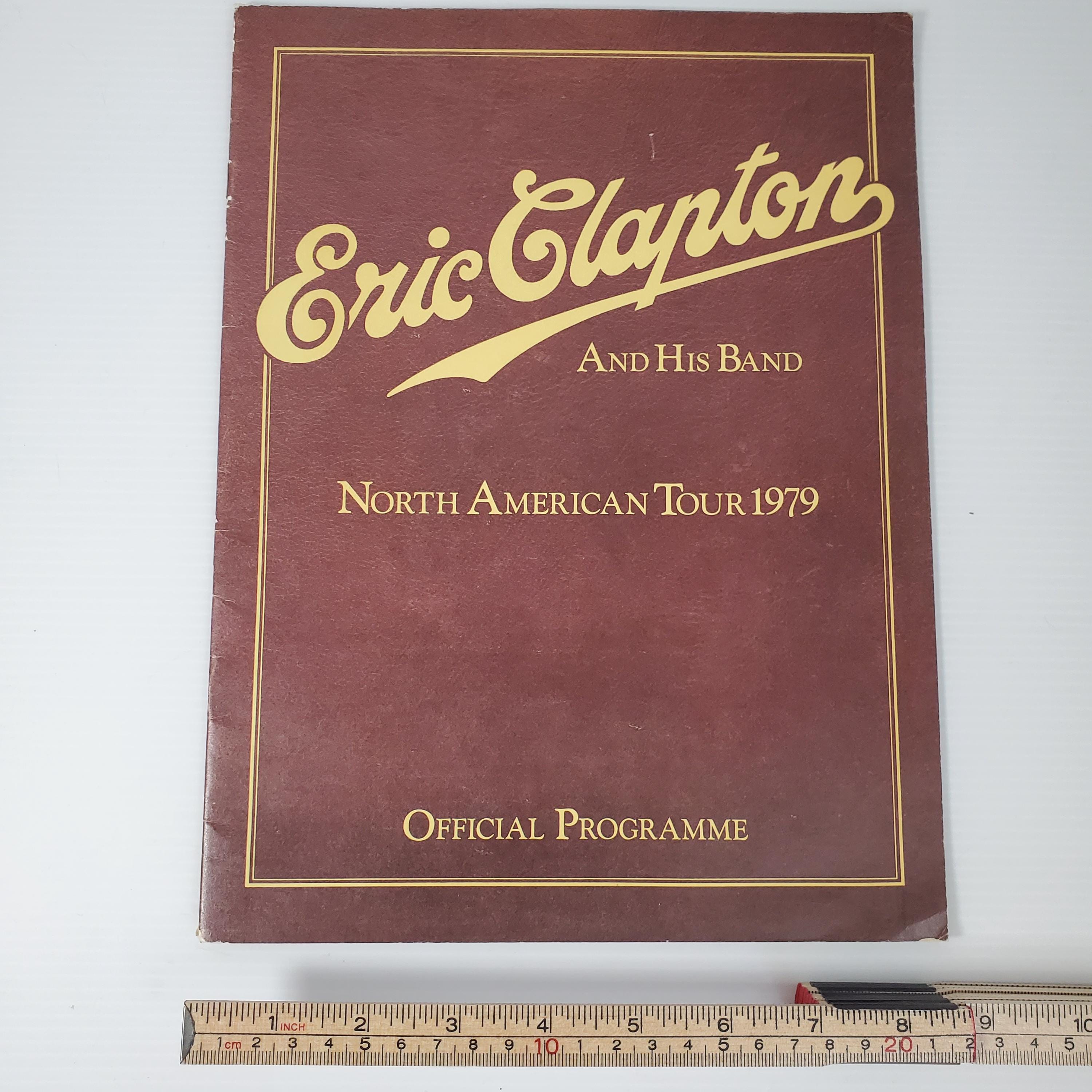 VTG Eric Clapton 1979 Tour Program W/ Muddy Waters | Official