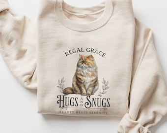 Persian Cat Sweatshirt, Shirazi Cat Sweater, Persian Parent Apparel, Gift for Cat Lover, Persian Cat Gift Shirt, Persian Lover Owner Present