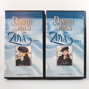 Danielle Steel&#39;s Zoya VHS 1995 Romantic Drama Movie Tape Columbia House Melissa Gilbert Bruce Boxleitner Vintage Collector&#39;s Item