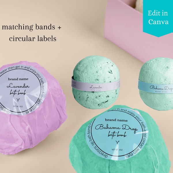 Bath Bomb Labels - Etsy