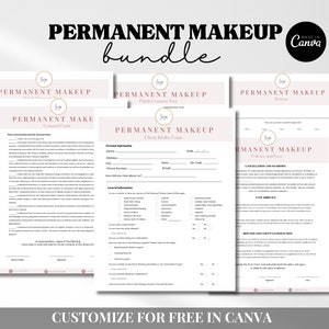 Formularze dotyczące makijażu permanentnego - edytowalne formularze zgody na PMU, formularze konsultacji mikropigmentacji, formularze dotyczące mikrobladingu, formularze dla kosmetologów, eyeliner