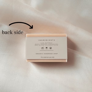 Editable Bar Soap Label Template Printable Custom Soap Label Template ...