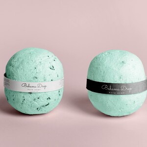 Bath bomb printable labels